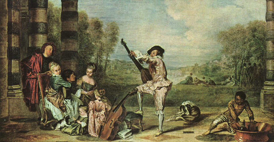 Jean-Antoine Watteau The Music Party